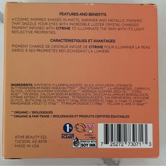 NIB Athr Beauty Citrine Crystal Quad - Picture 3 of 6